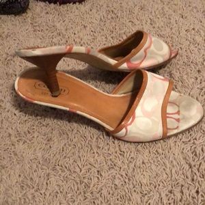 Coach shoes, 2in heel